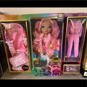 Rainbow High special edition Brianna Dulce slumber party doll set